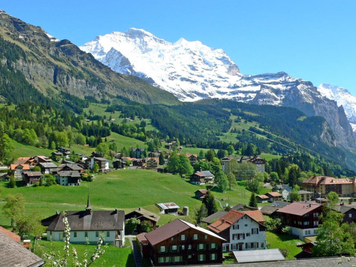 Apartment Breithorn-Residence-3 Wengen Exterior foto